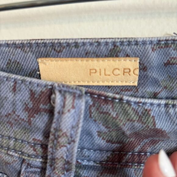 Anthropologie Pilcro Women blue tribal paisley boyfriend slim jeans size 28 EUC! - Picture 7 of 15